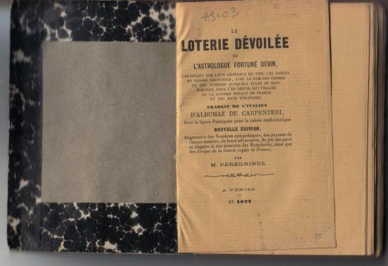 La loterie devoilee 1822 a