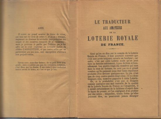 La loterie devoilee 1822 b